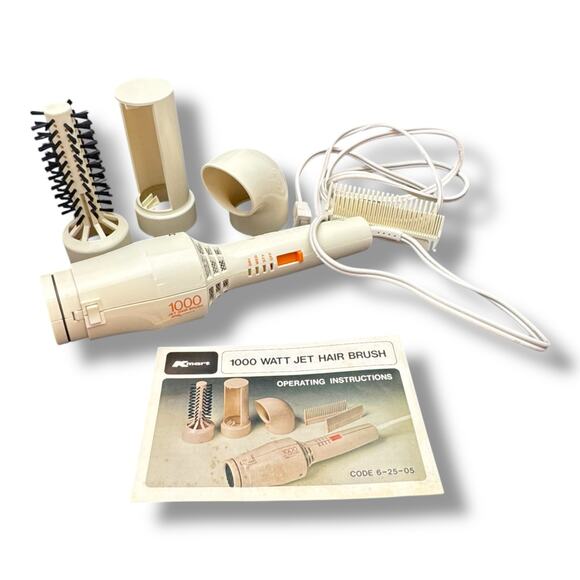 Vintage 1000 Watt Styling Brush with 5 Attachments - Picture 2 of 3